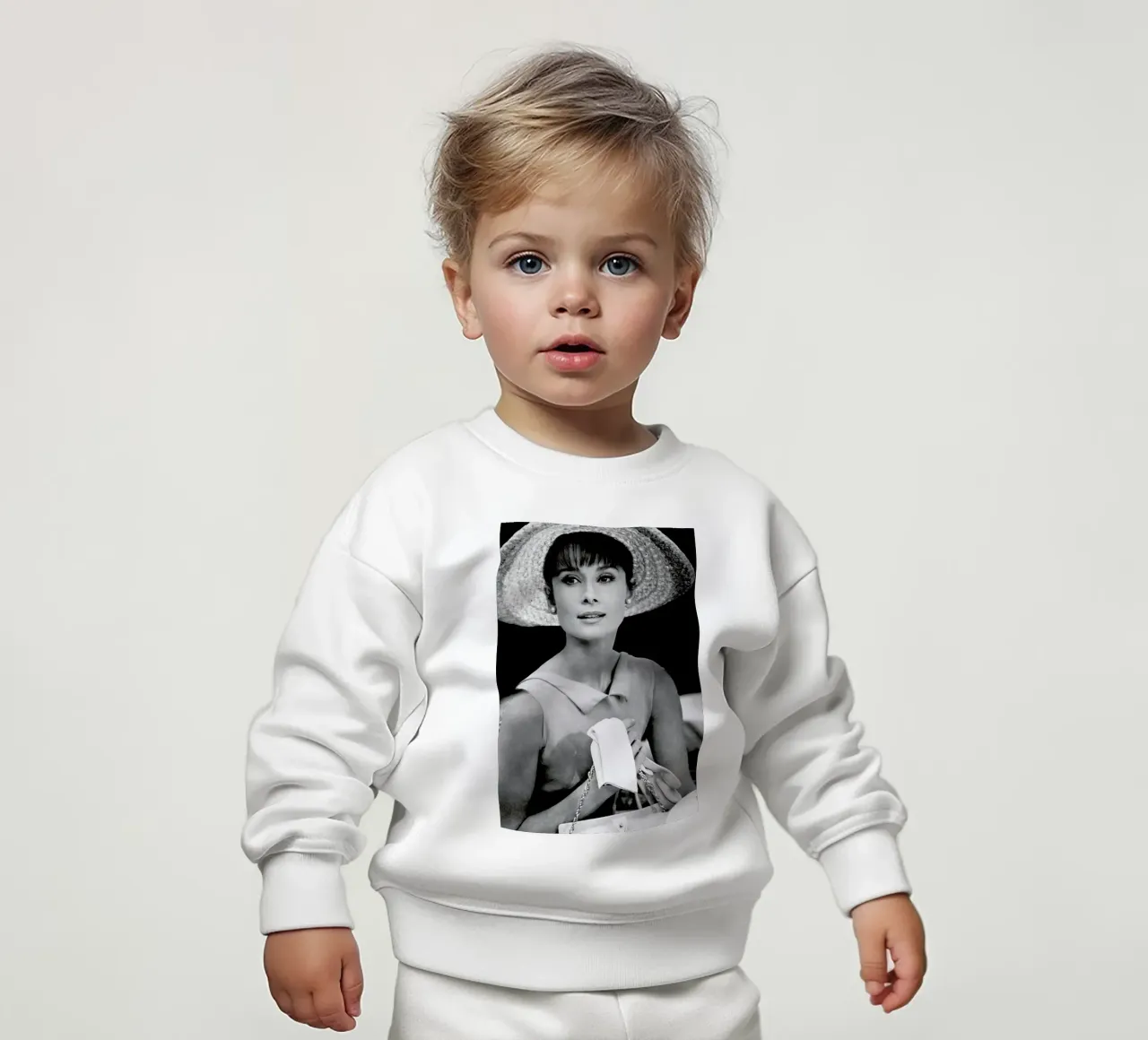 Audrey Hepburn 4 felpa neonato da Gallery Print and Art Limited