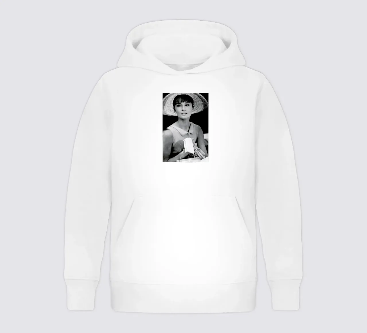 Audrey Hepburn 4 kinder hoodie van Gallery Print and Art Limited