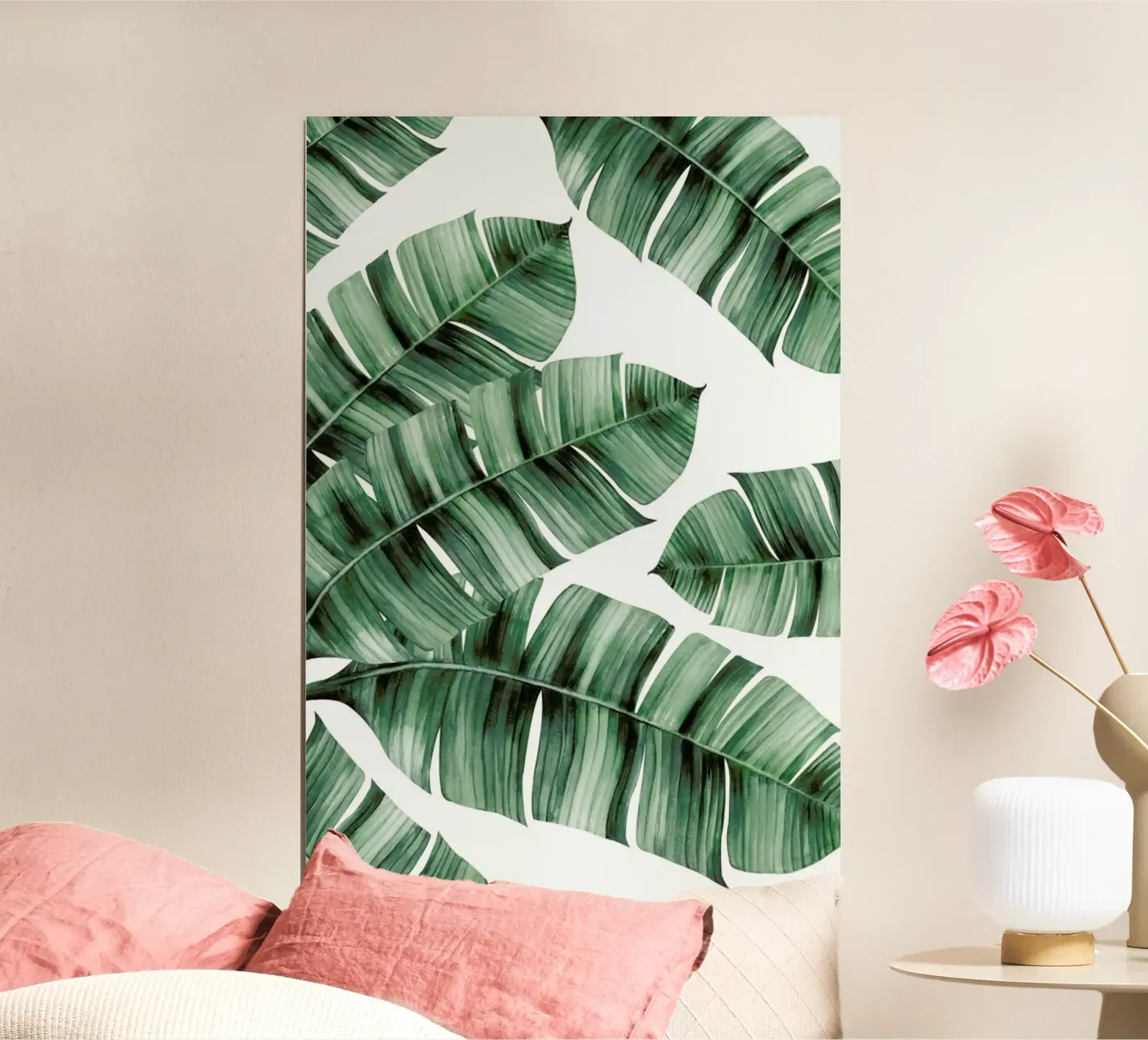 Tropical No. 8 poster avec cadre en aluminium de typealive