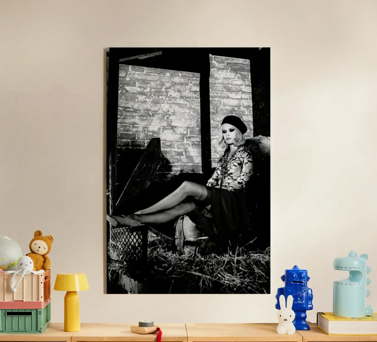 Brigitte Bardot - Bonnie And Clyde plexiglass da Gallery Print and Art Limited