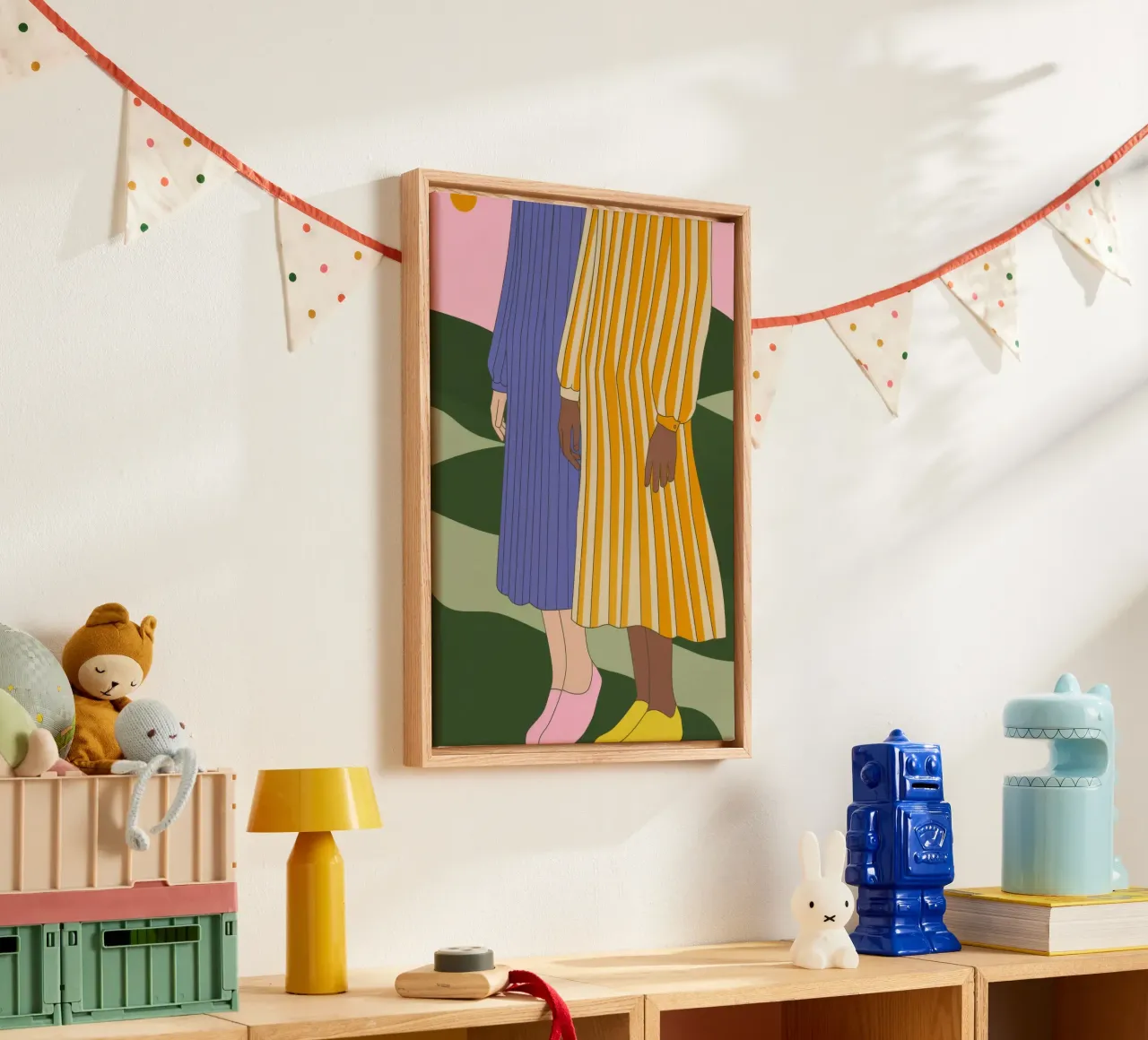 Abiti a righe tela con Cornice a cassetta da Emery Kate