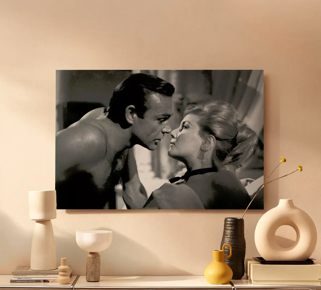 Sean Connery - From Russia with Love alluminio dibond da Gallery Print and Art Limited