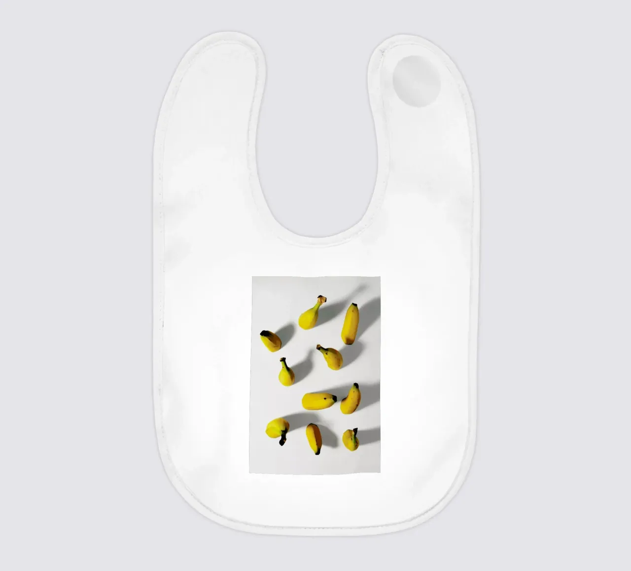 Bananas baby bib by Lemon-apes