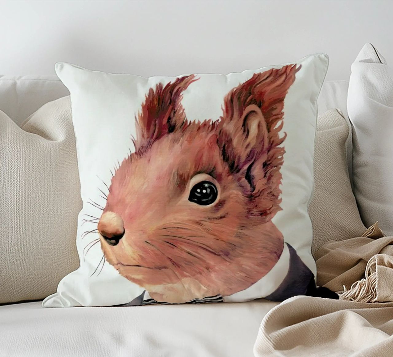 Red Squirrel cuscino da Animal Crew