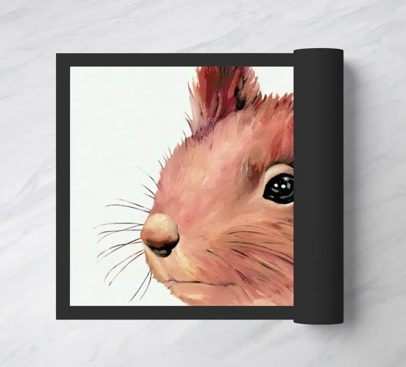Red Squirrel doormat by Animal Crew