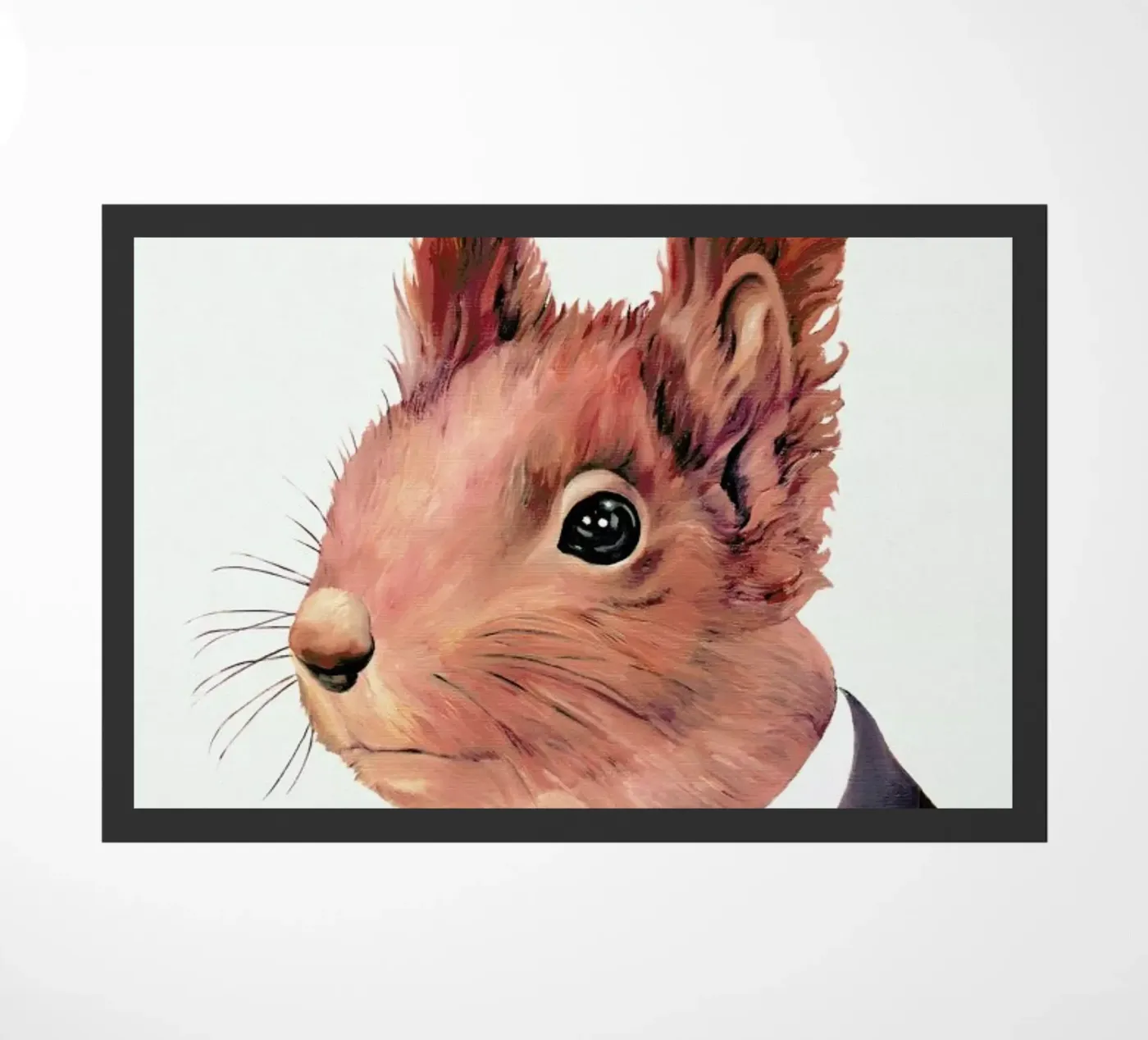 Red Squirrel doormat by Animal Crew