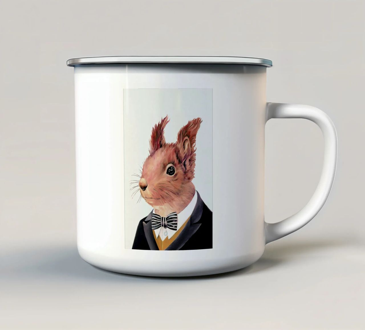 Red Squirrel tazza in smalto da Animal Crew