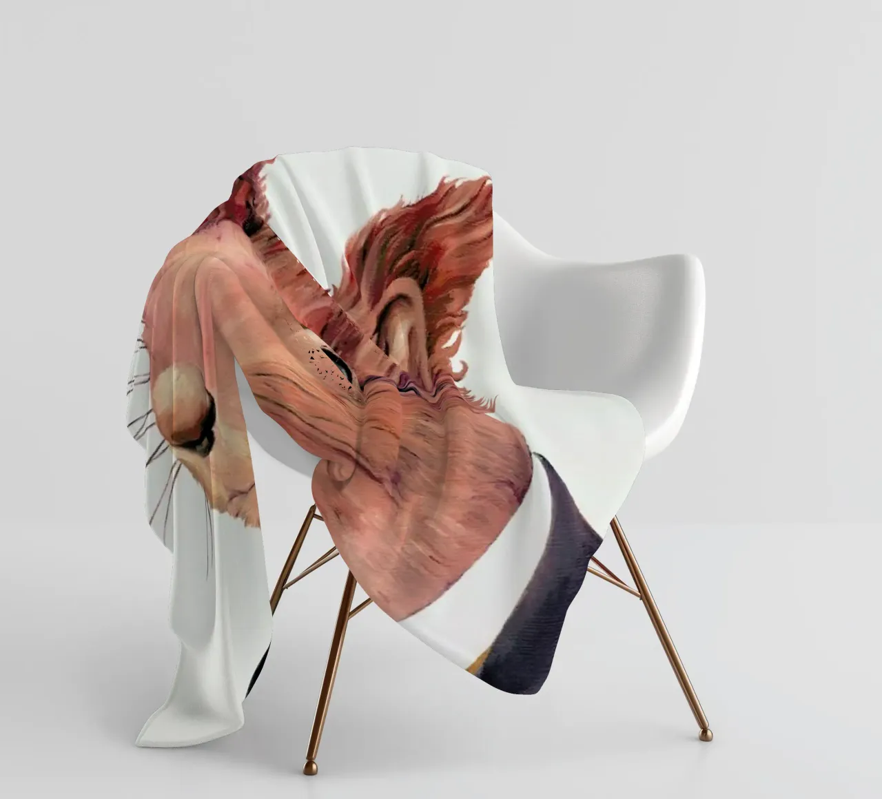 Red Squirrel Fleecedecke von Animal Crew