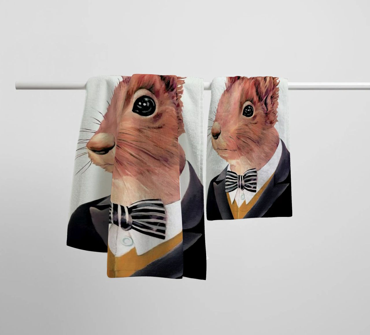 Red Squirrel asciugamano da bagno da Animal Crew