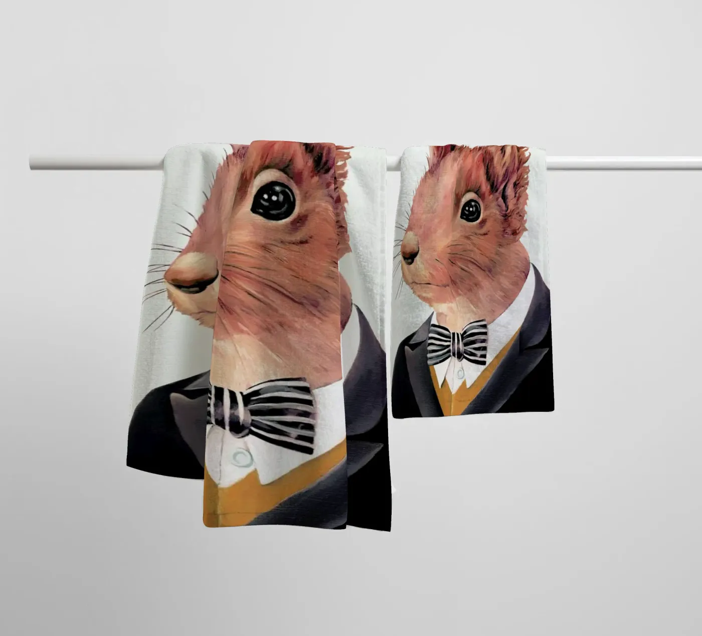 Red Squirrel badhanddoek van Animal Crew