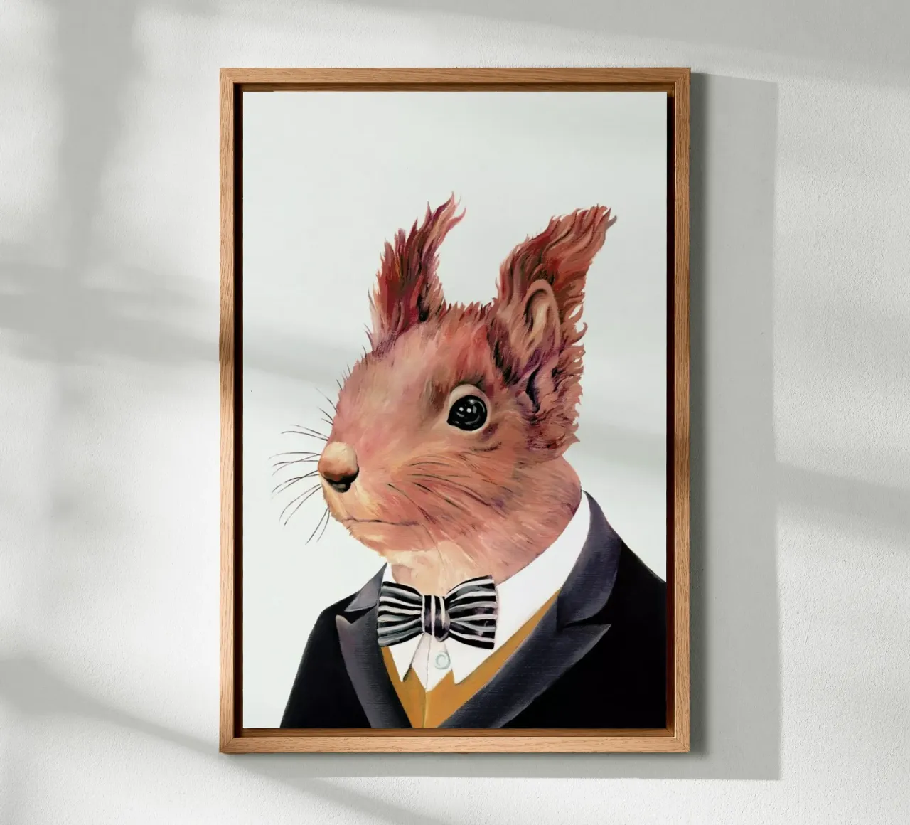 Red Squirrel tela con Cornice a cassetta da Animal Crew
