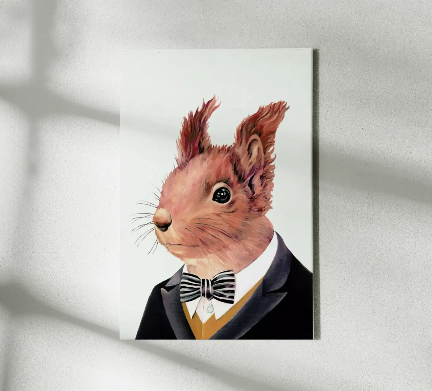 Red Squirrel canvas by Animal Crew