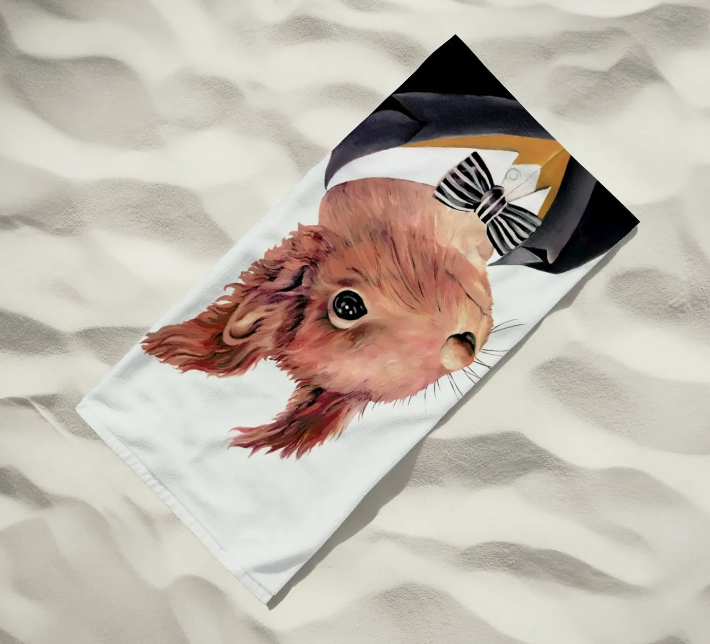 Red Squirrel strandhanddoek van Animal Crew