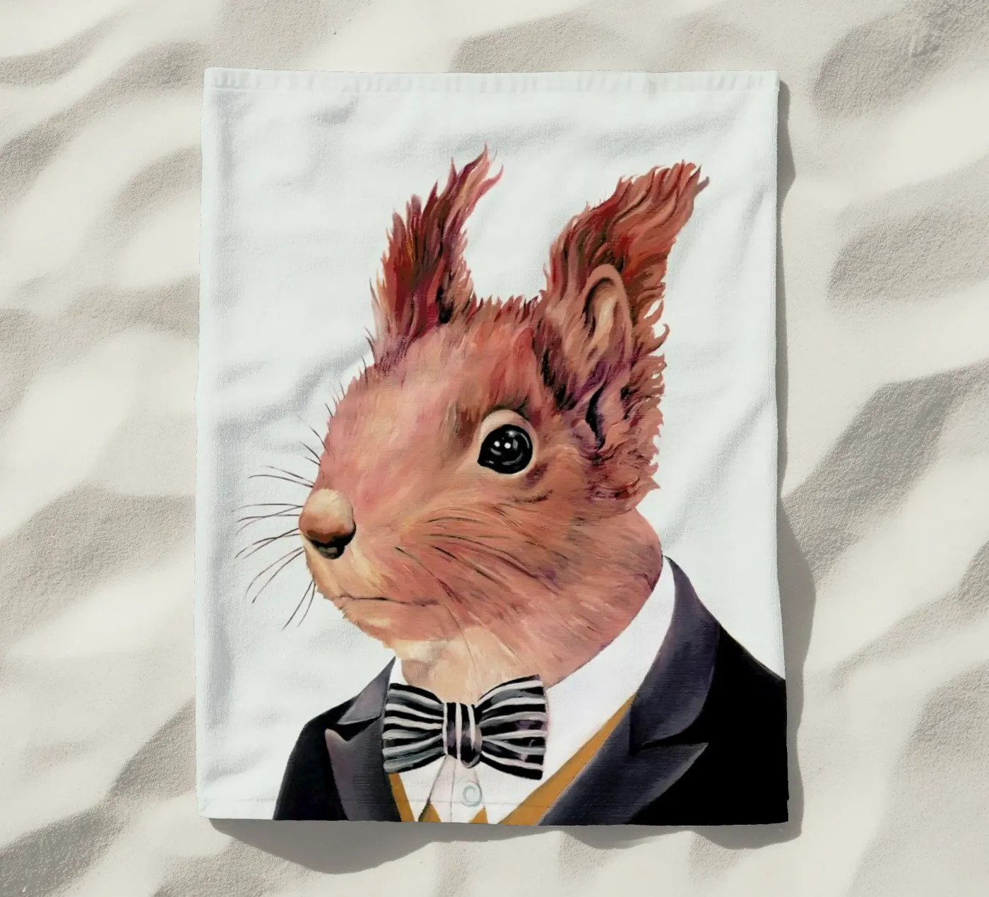 Red Squirrel strandhanddoek van Animal Crew