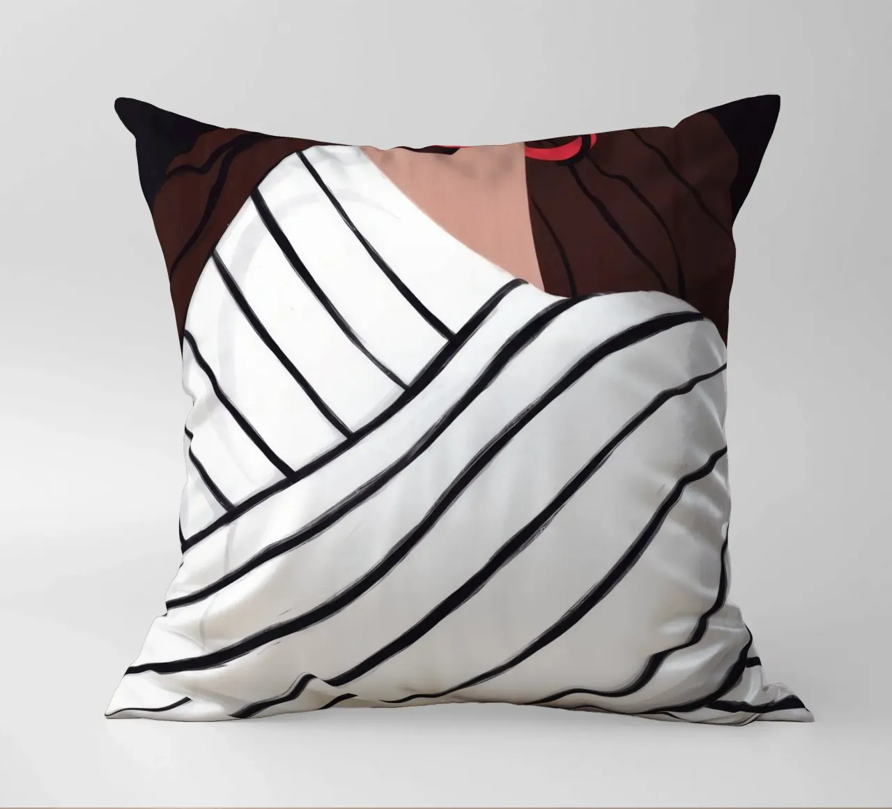 Rayé Embrasser la chaleur coussin de Emery Kate