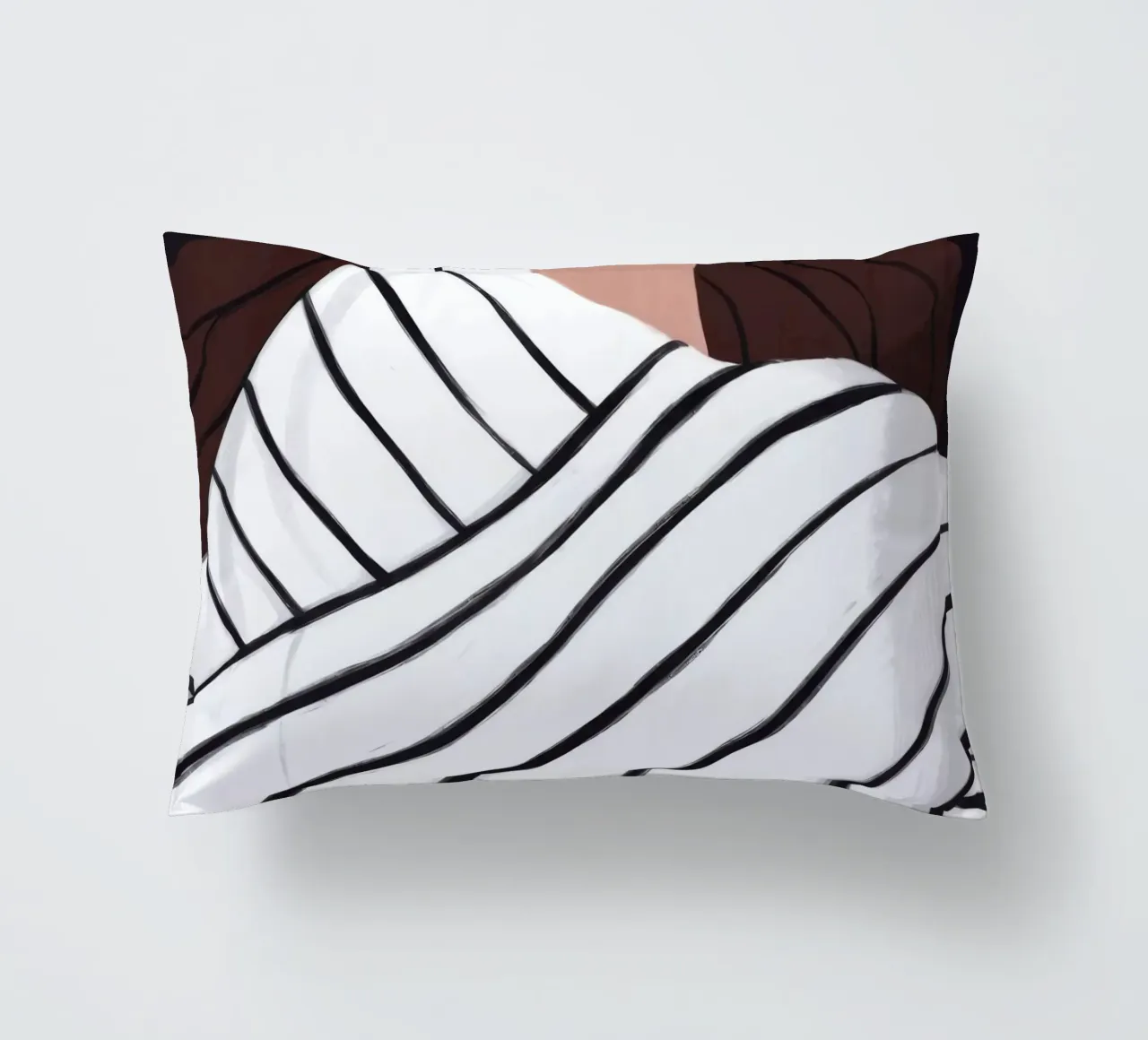 Rayé Embrasser la chaleur coussin de Emery Kate