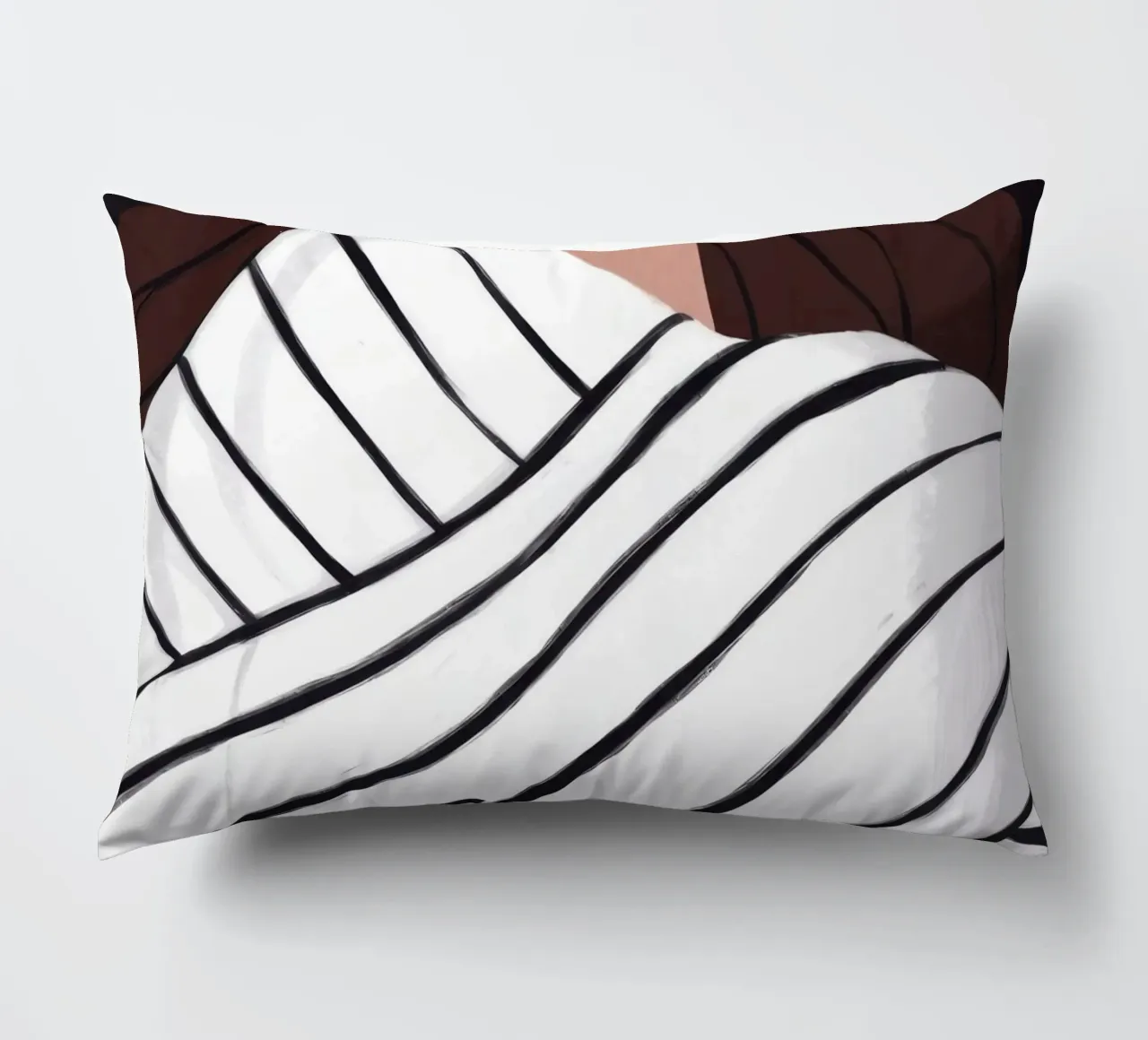 Rayé Embrasser la chaleur coussin de Emery Kate