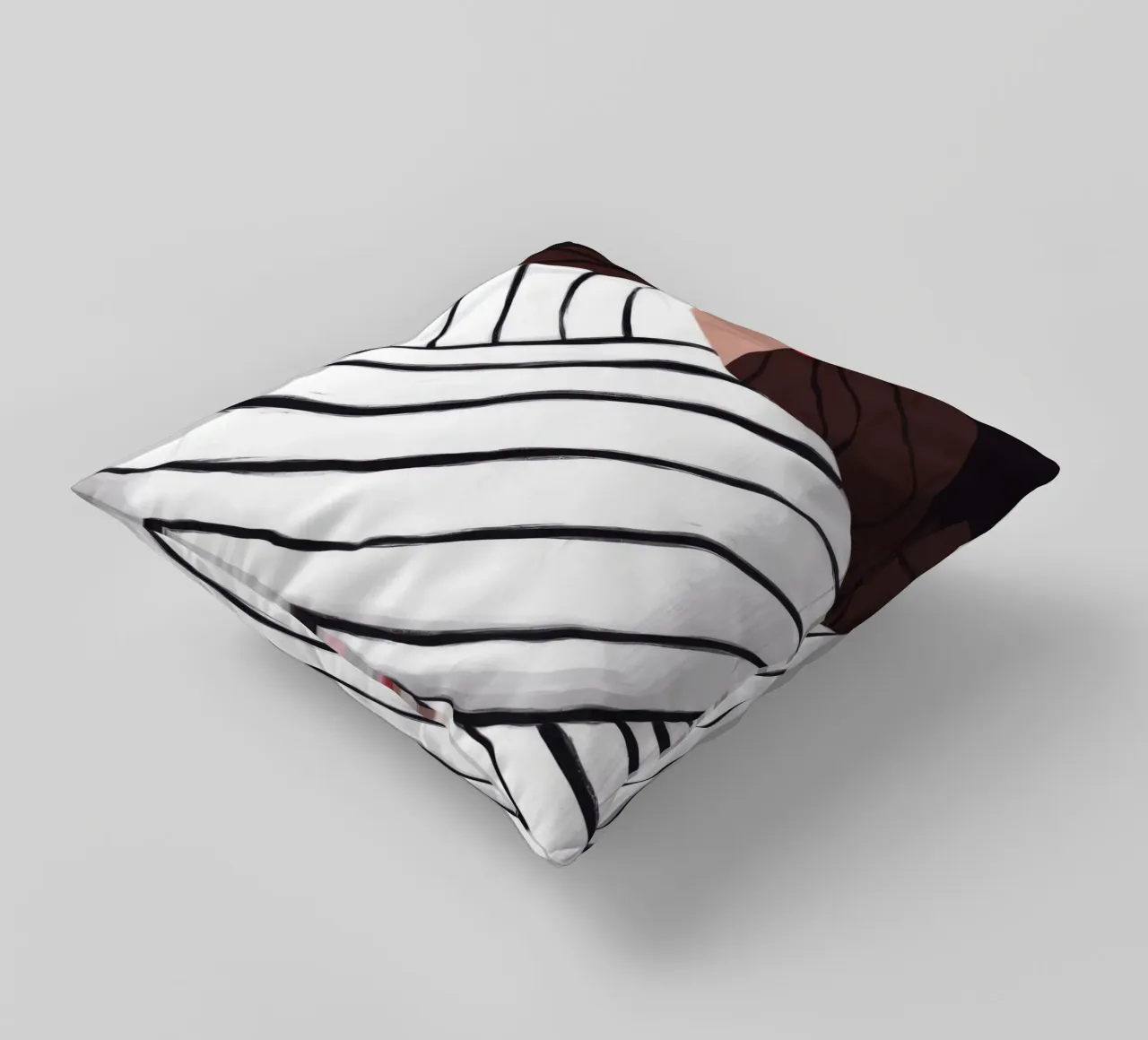 Rayé Embrasser la chaleur coussin de Emery Kate