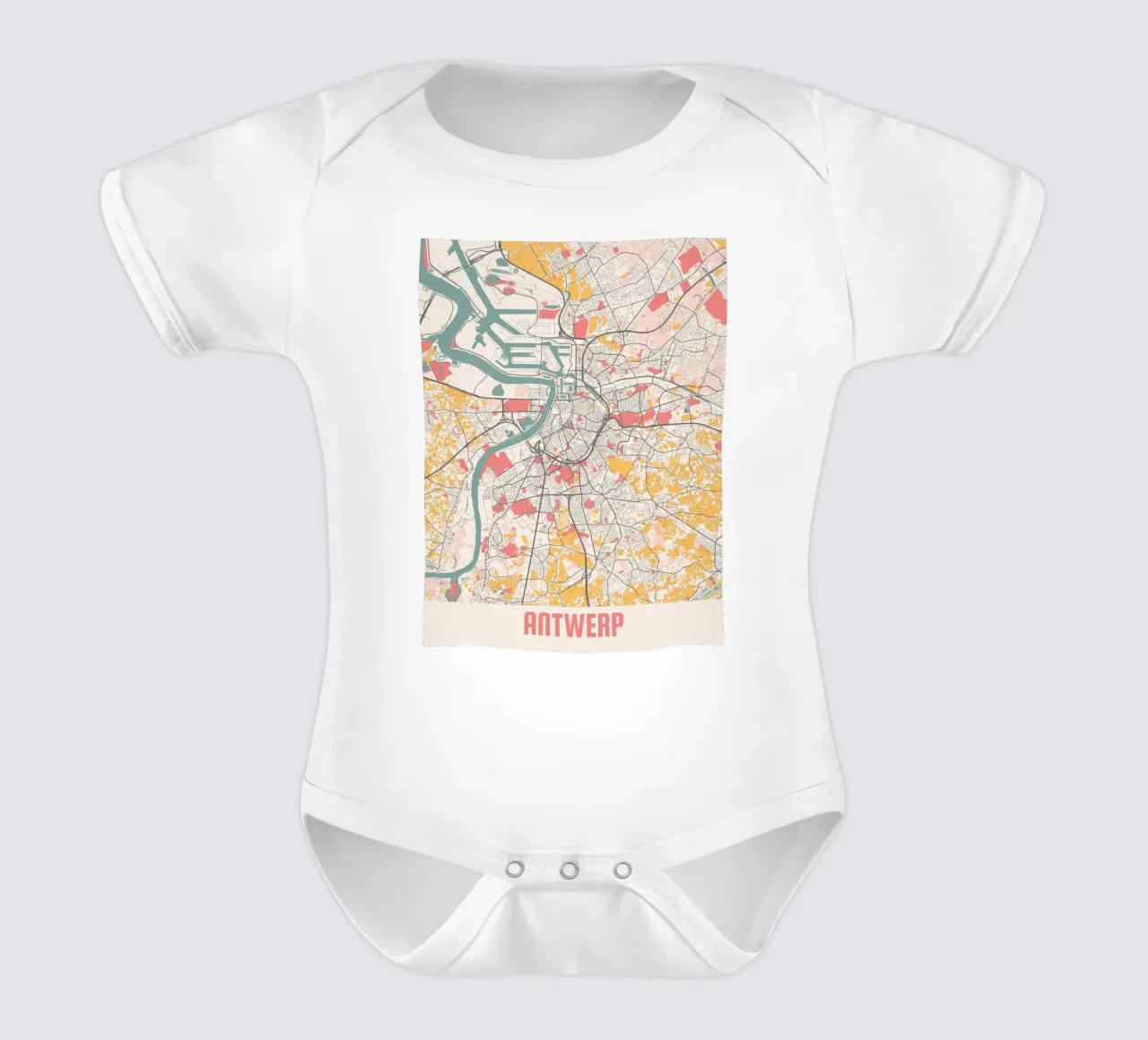 ANTWERP body neonato maniche corte da Travelstudio
