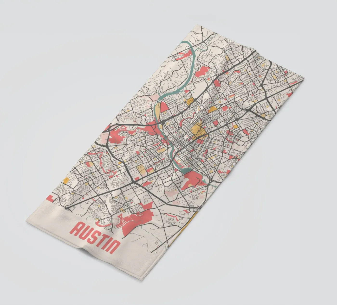 AUSTIN beach towel by Travelstudio