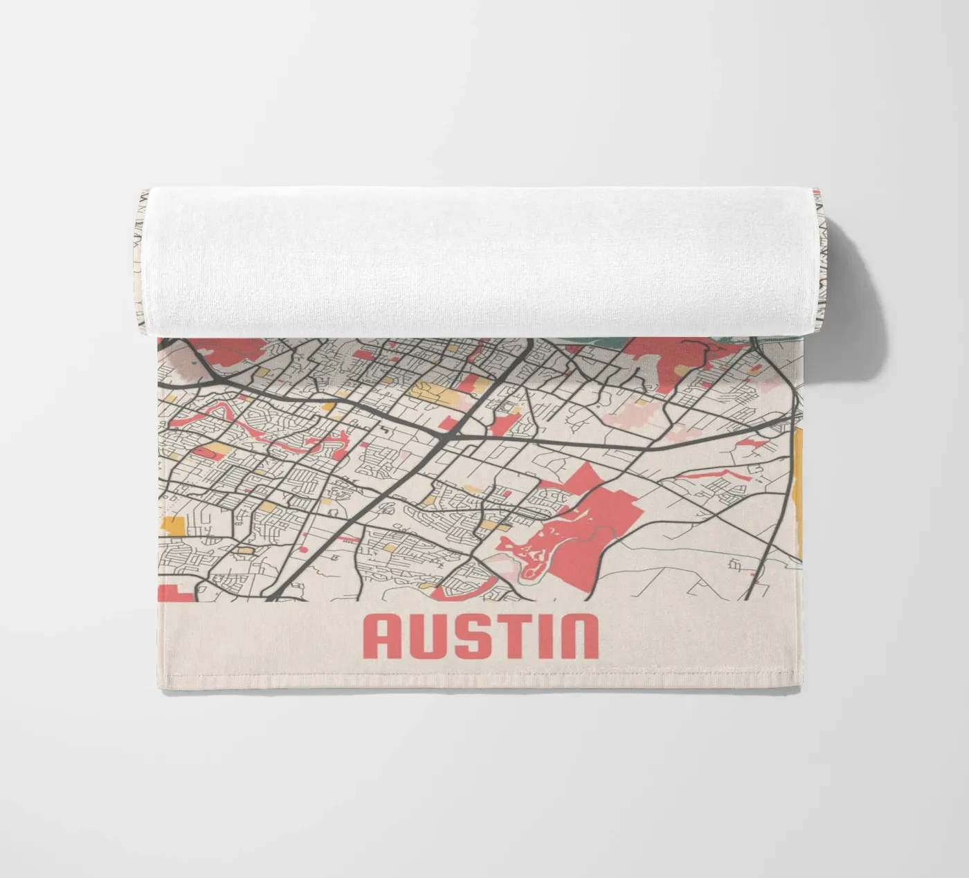 AUSTIN beach towel by Travelstudio