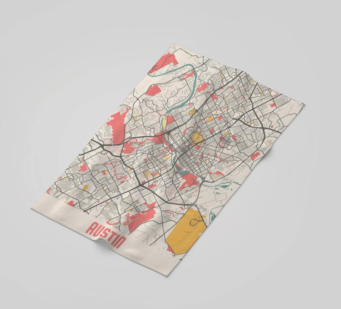 AUSTIN beach towel by Travelstudio