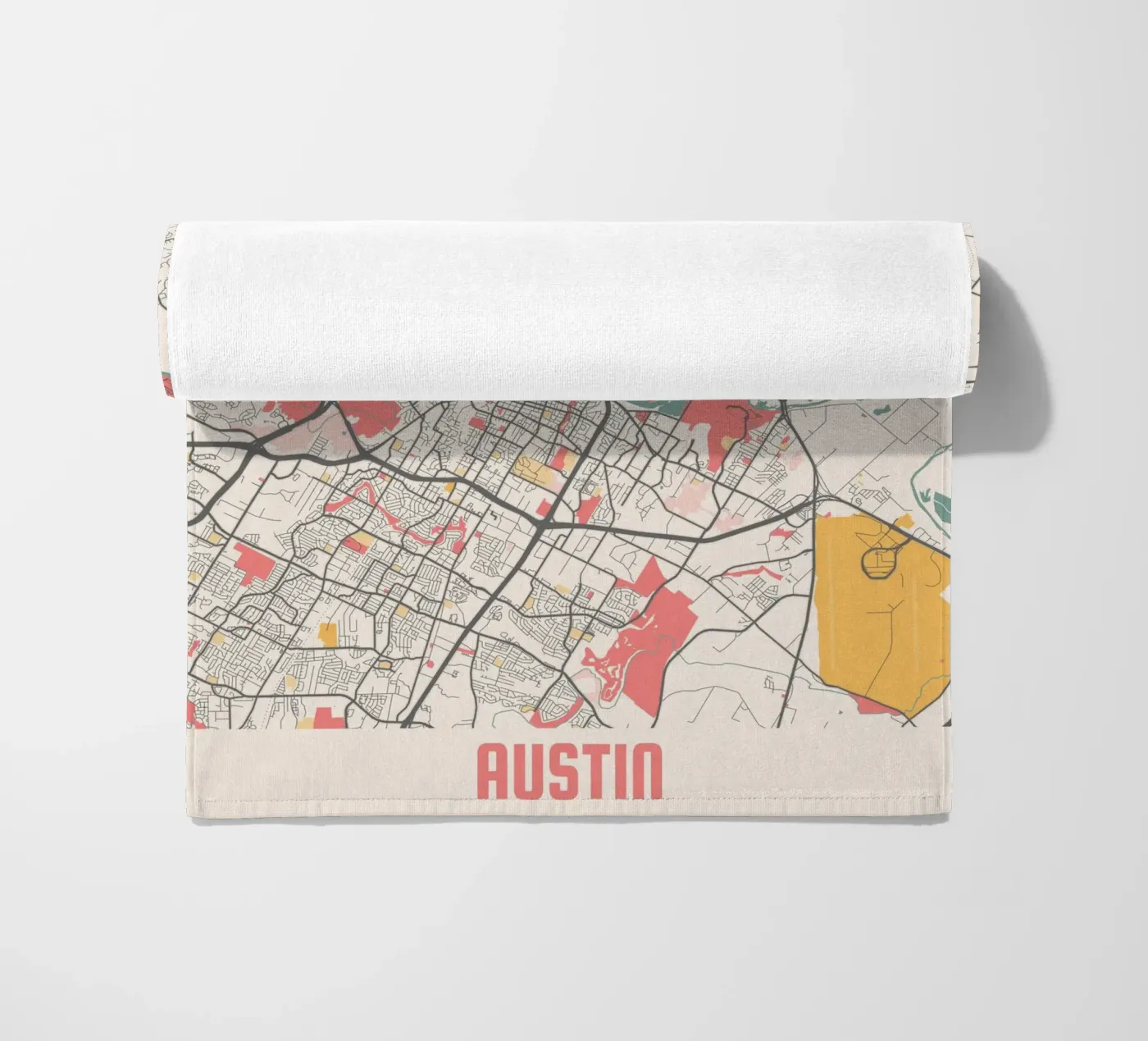 AUSTIN beach towel by Travelstudio