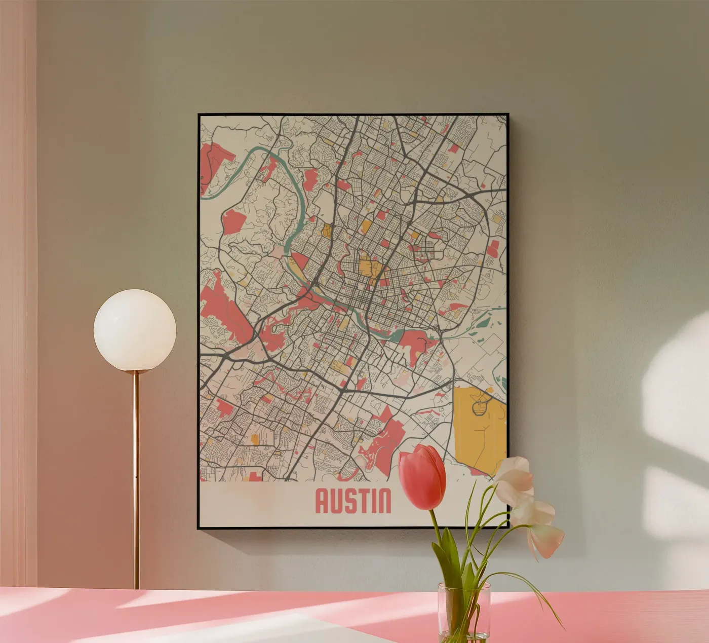 AUSTIN plexiglas de Travelstudio