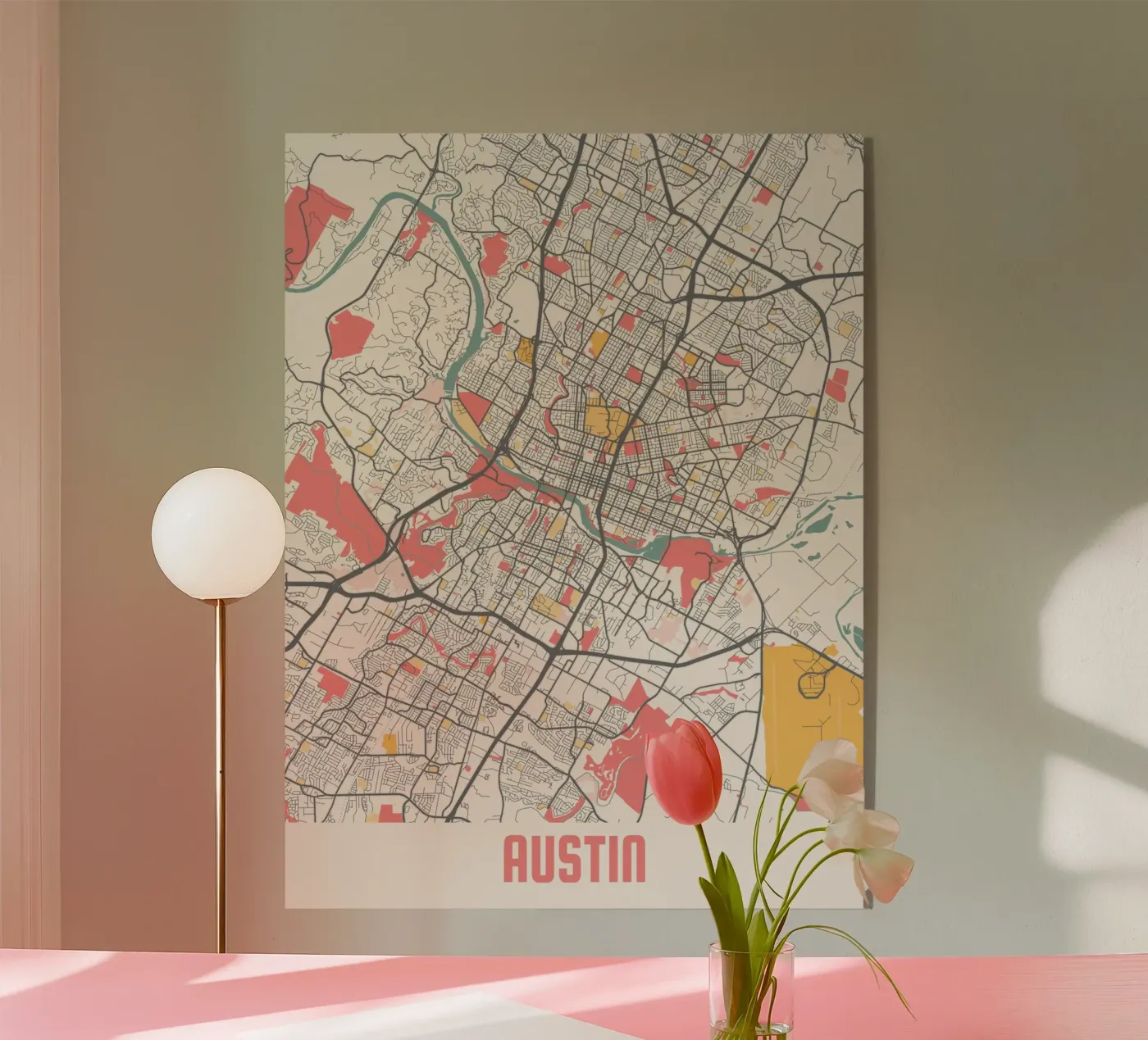 AUSTIN plexiglas de Travelstudio