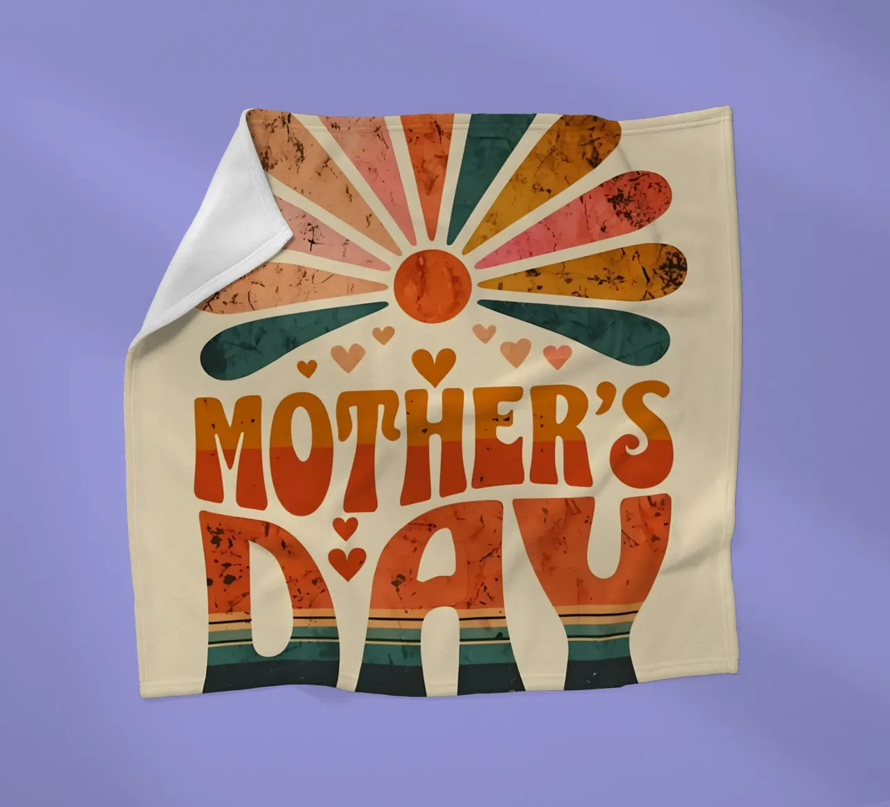 Moederdag fleecedeken van RETRO VINTAGE EDITION