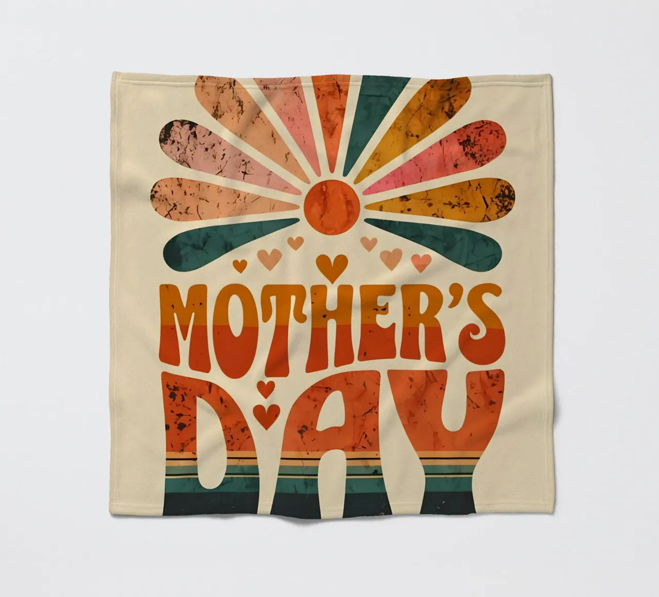 Moederdag fleecedeken van RETRO VINTAGE EDITION