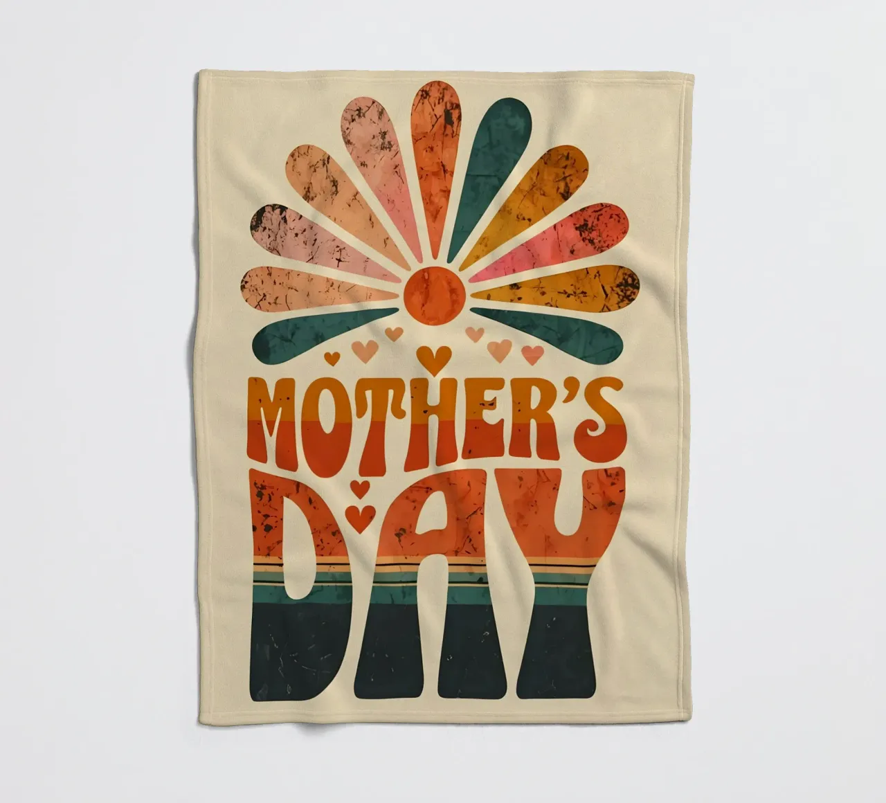 Moederdag fleecedeken van RETRO VINTAGE EDITION