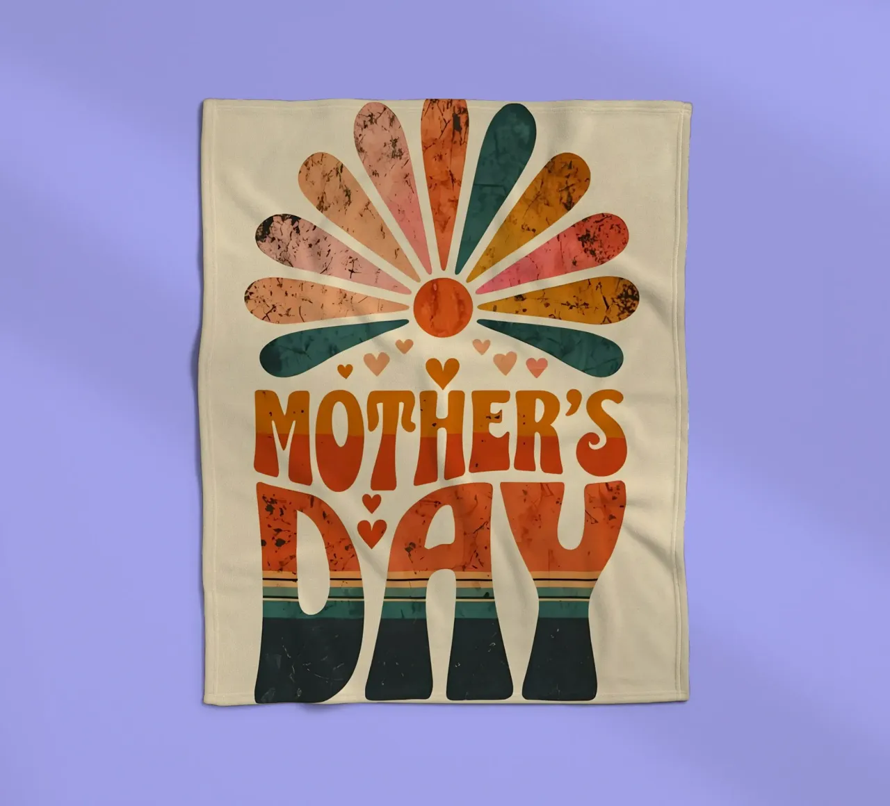 Moederdag fleecedeken van RETRO VINTAGE EDITION