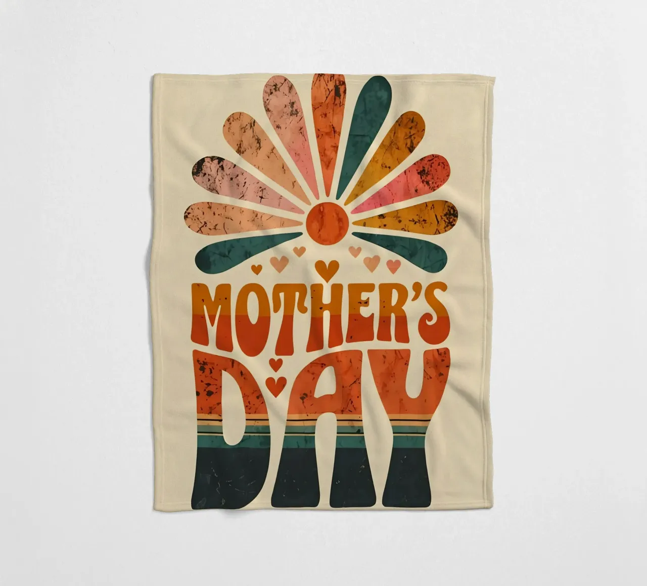 Moederdag fleecedeken van RETRO VINTAGE EDITION