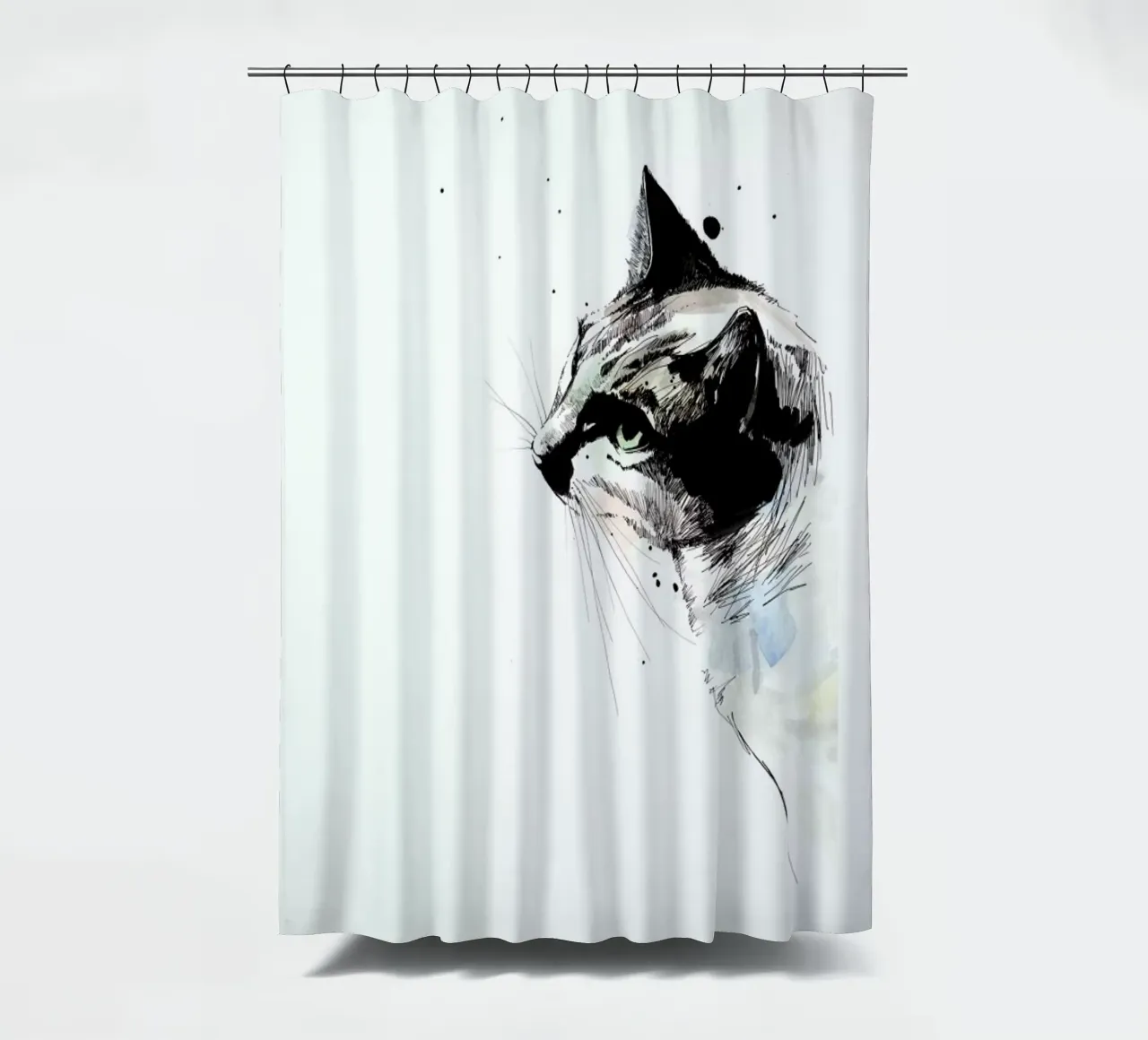 Kimo shower curtain by WALLstories