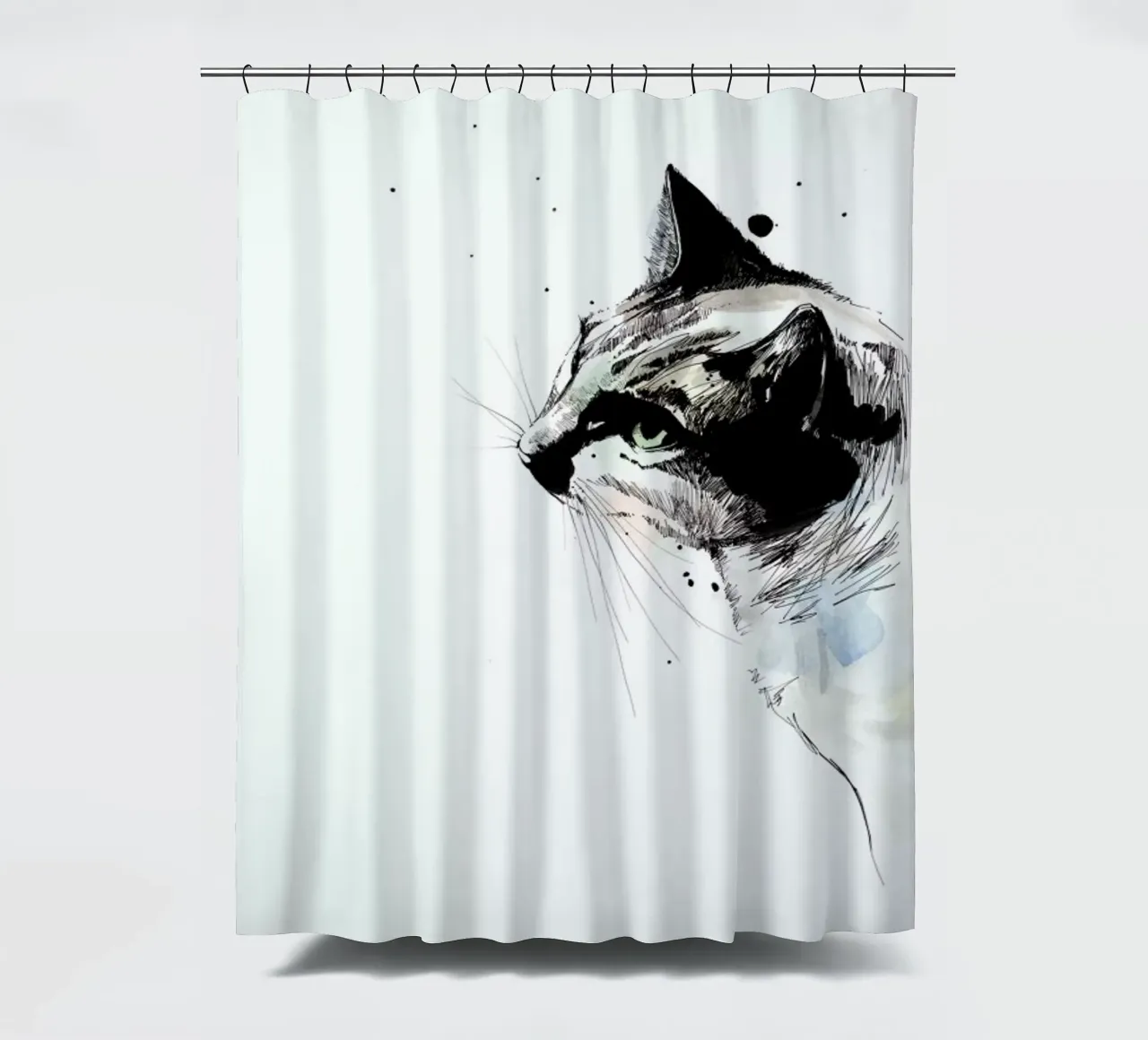 Kimo shower curtain by WALLstories