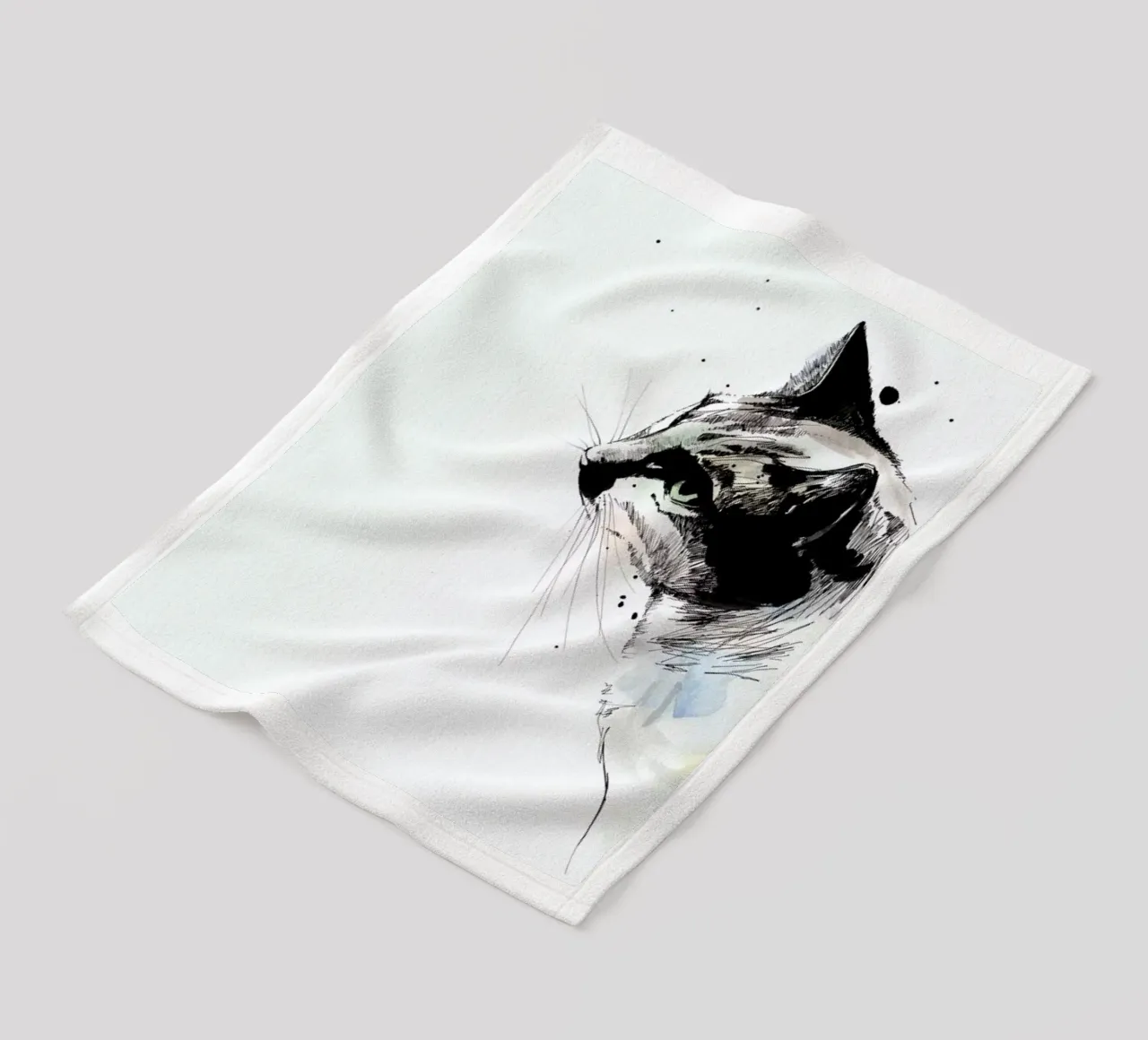 Kimo plaid polaire de WALLstories