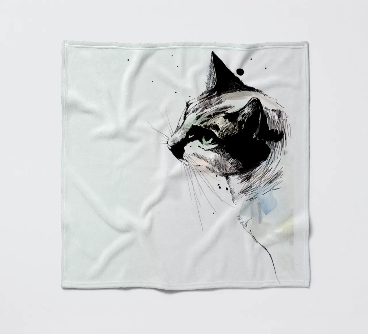 Kimo plaid polaire de WALLstories