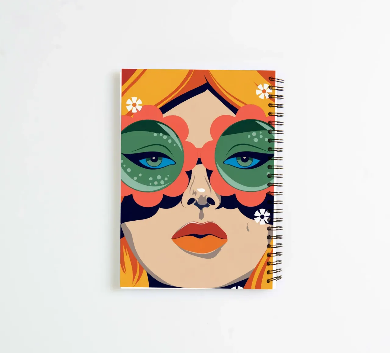 Mountain Fence Dream spiral notebook by Emery Kate