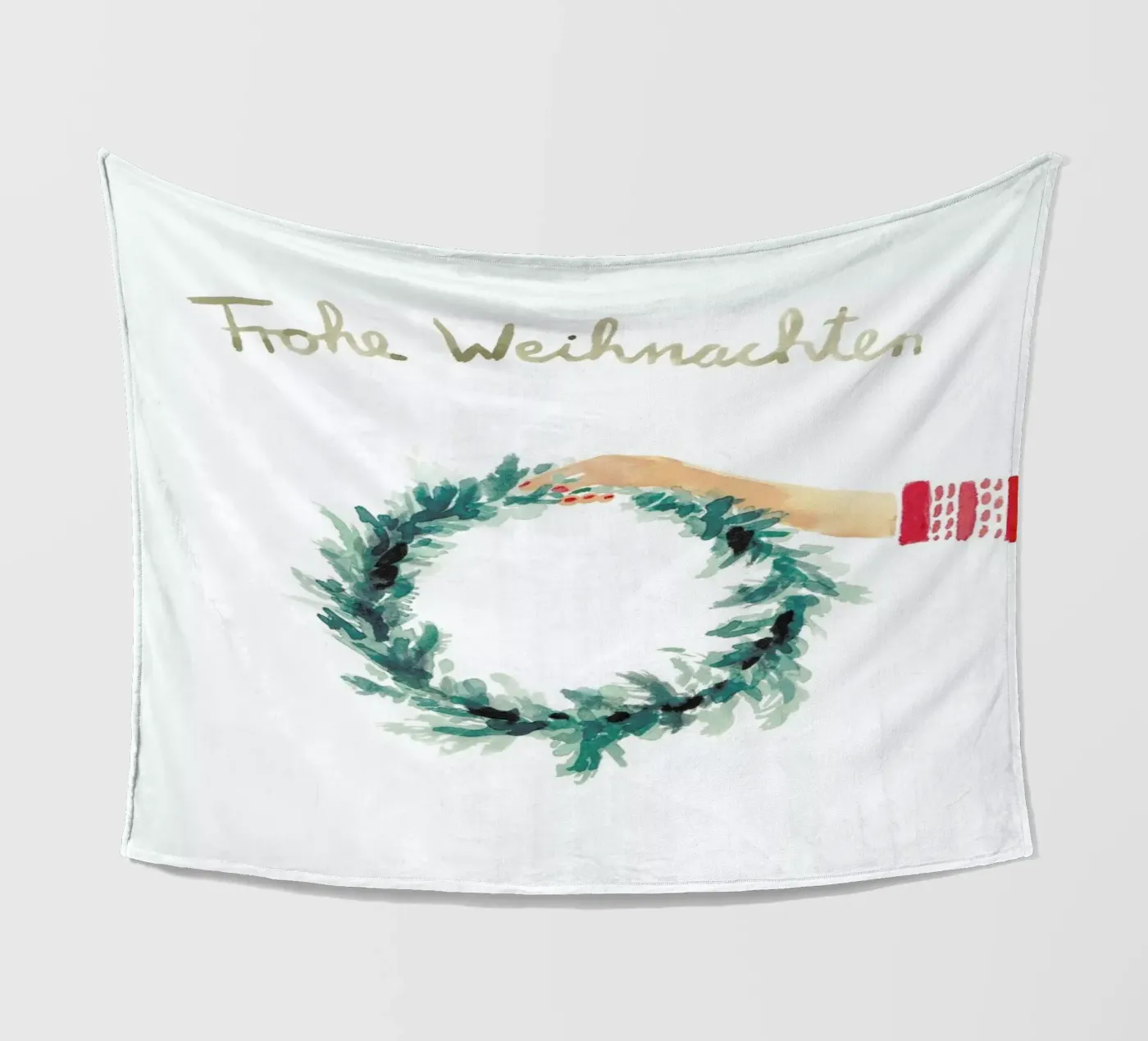 Kranz Fleecedecke von Farina Kuklinski