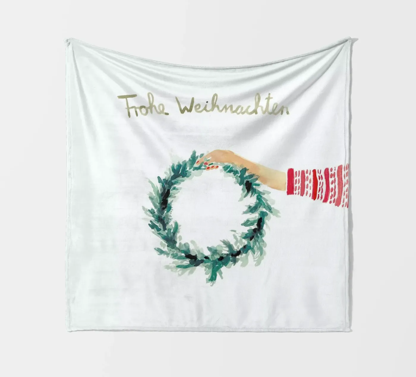 Kranz Fleecedecke von Farina Kuklinski