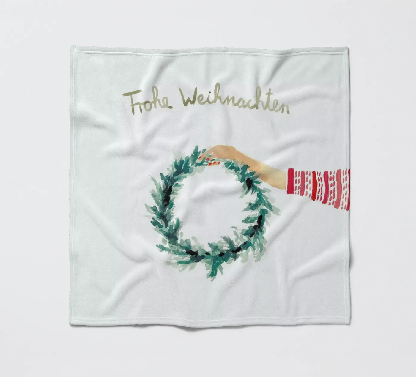 Kranz Fleecedecke von Farina Kuklinski