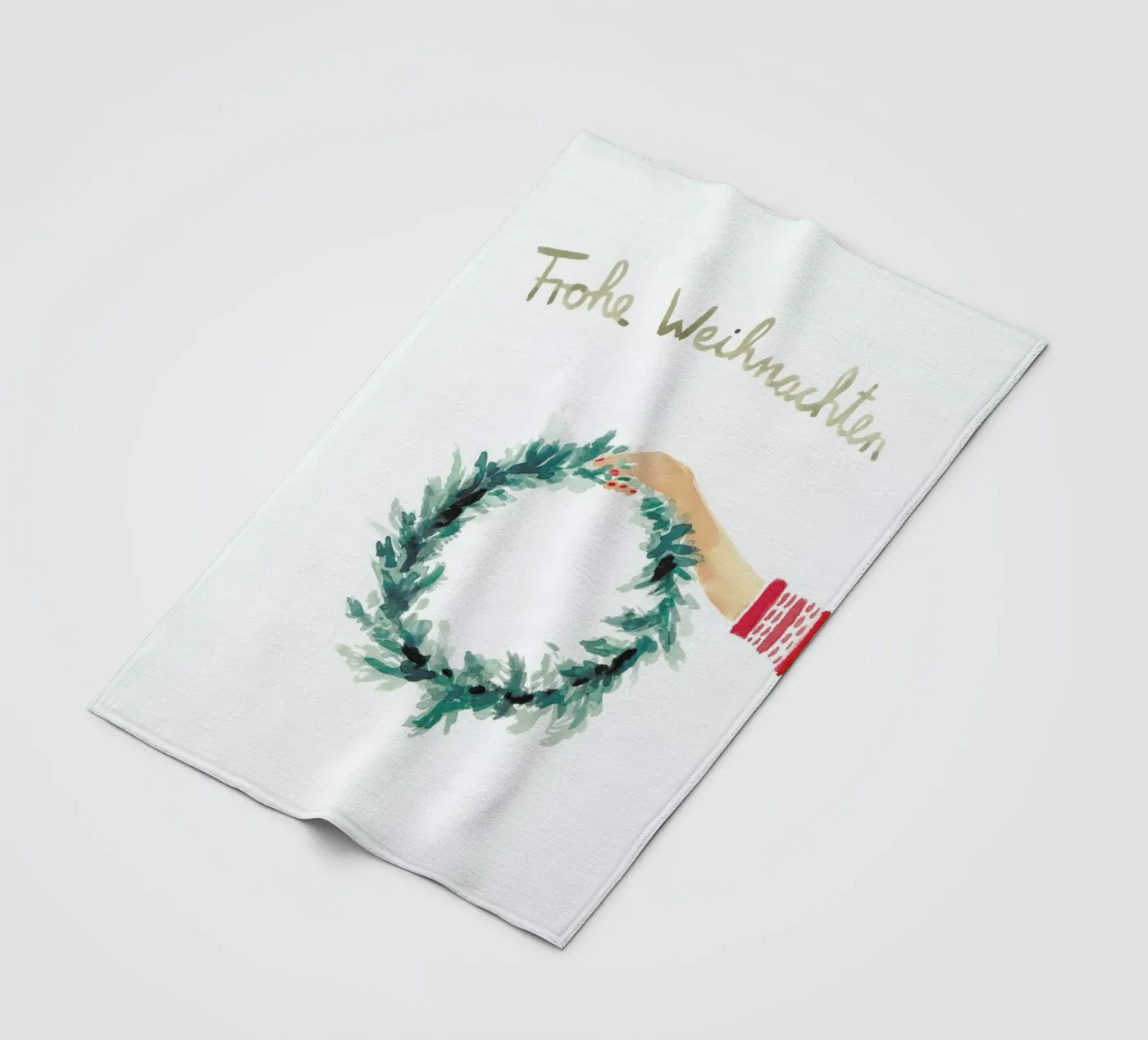 Kranz Fleecedecke von Farina Kuklinski