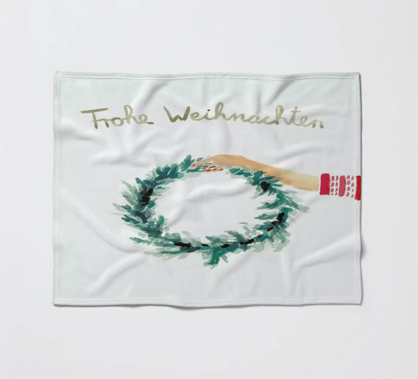 Kranz Fleecedecke von Farina Kuklinski