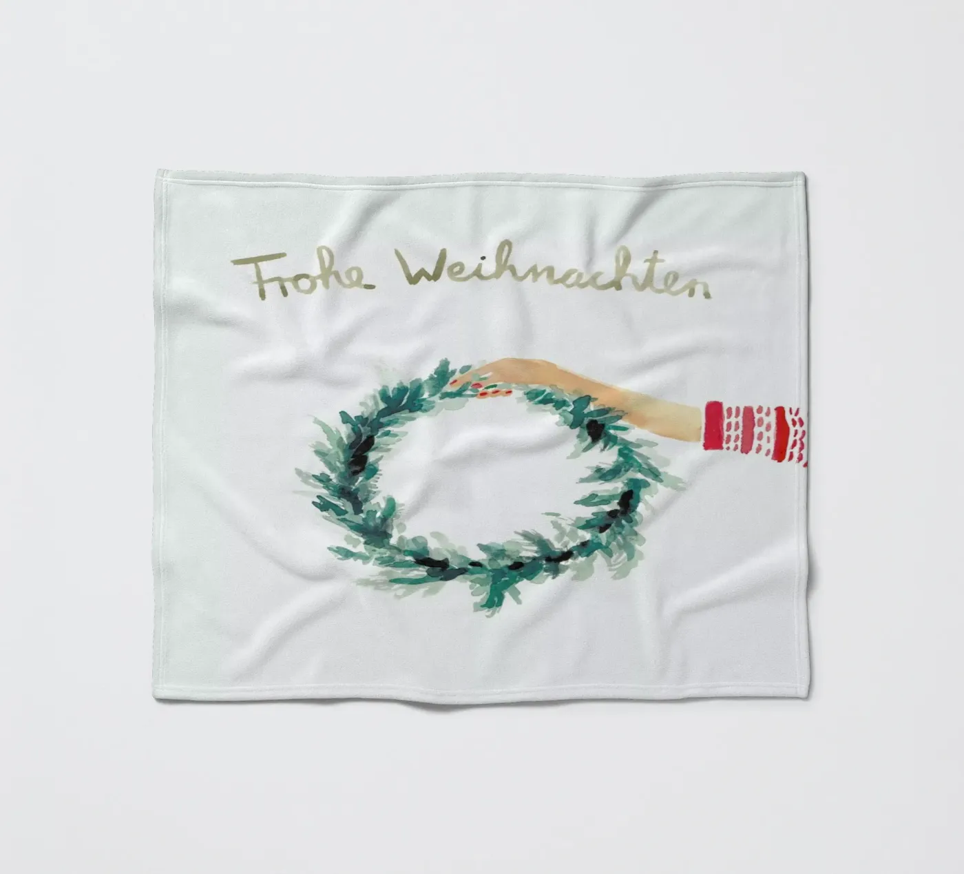 Kranz Fleecedecke von Farina Kuklinski