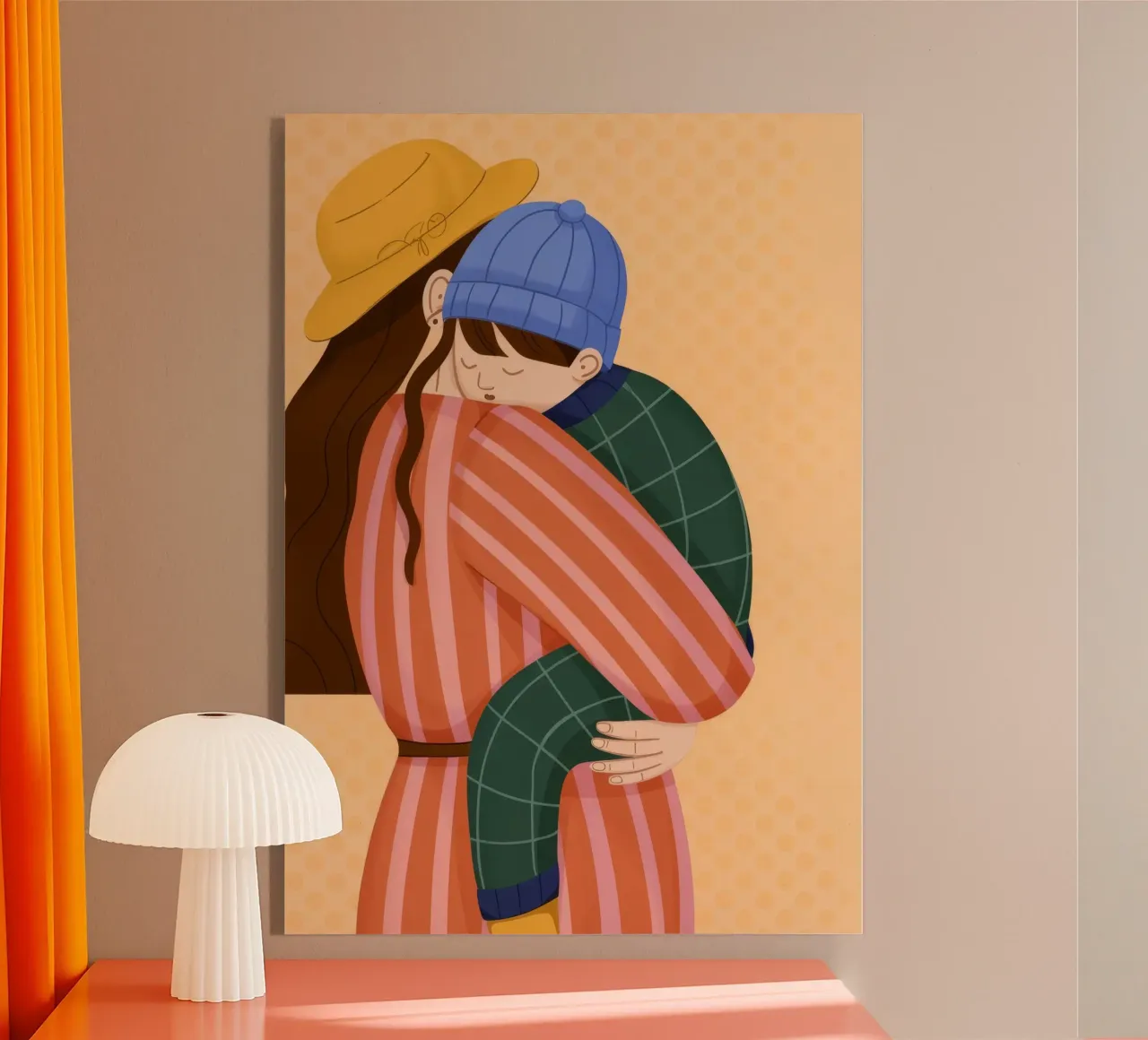 Un caldo abbraccio d'amore plexiglass da Emery Kate