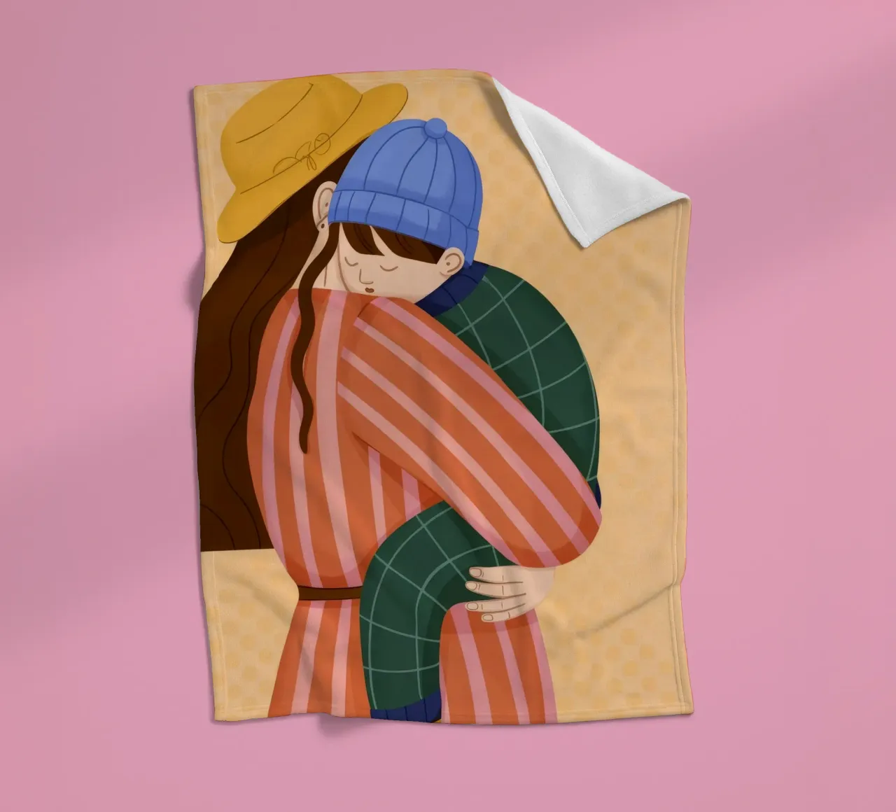 Un caldo abbraccio d'amore coperta in pile da Emery Kate