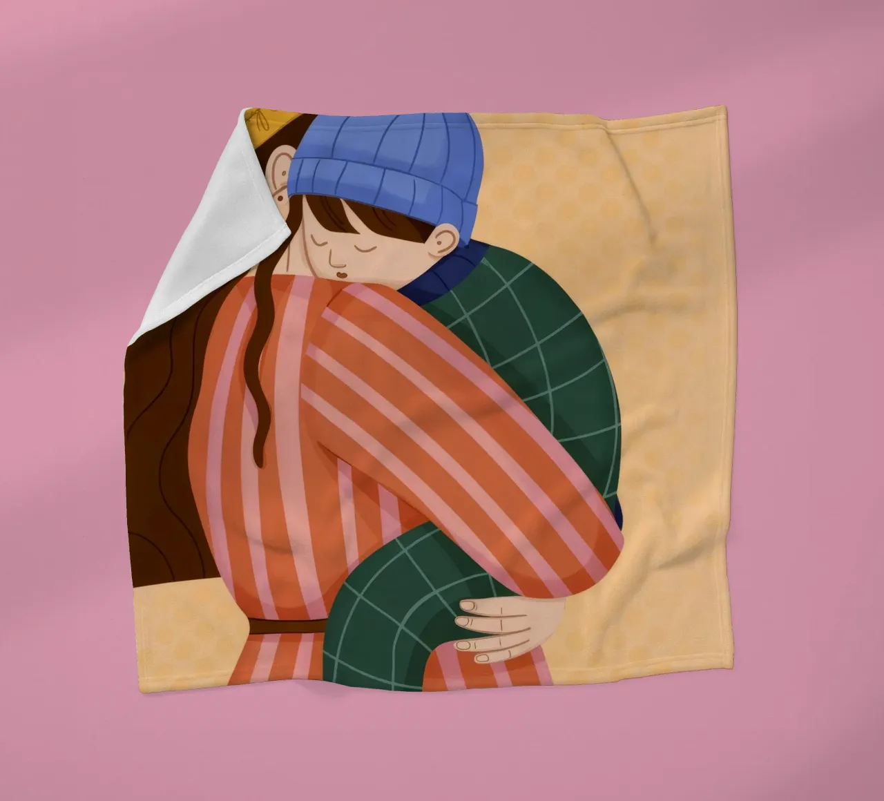 Un caldo abbraccio d'amore coperta in pile da Emery Kate