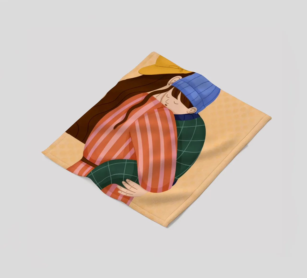 Un caldo abbraccio d'amore coperta in pile da Emery Kate