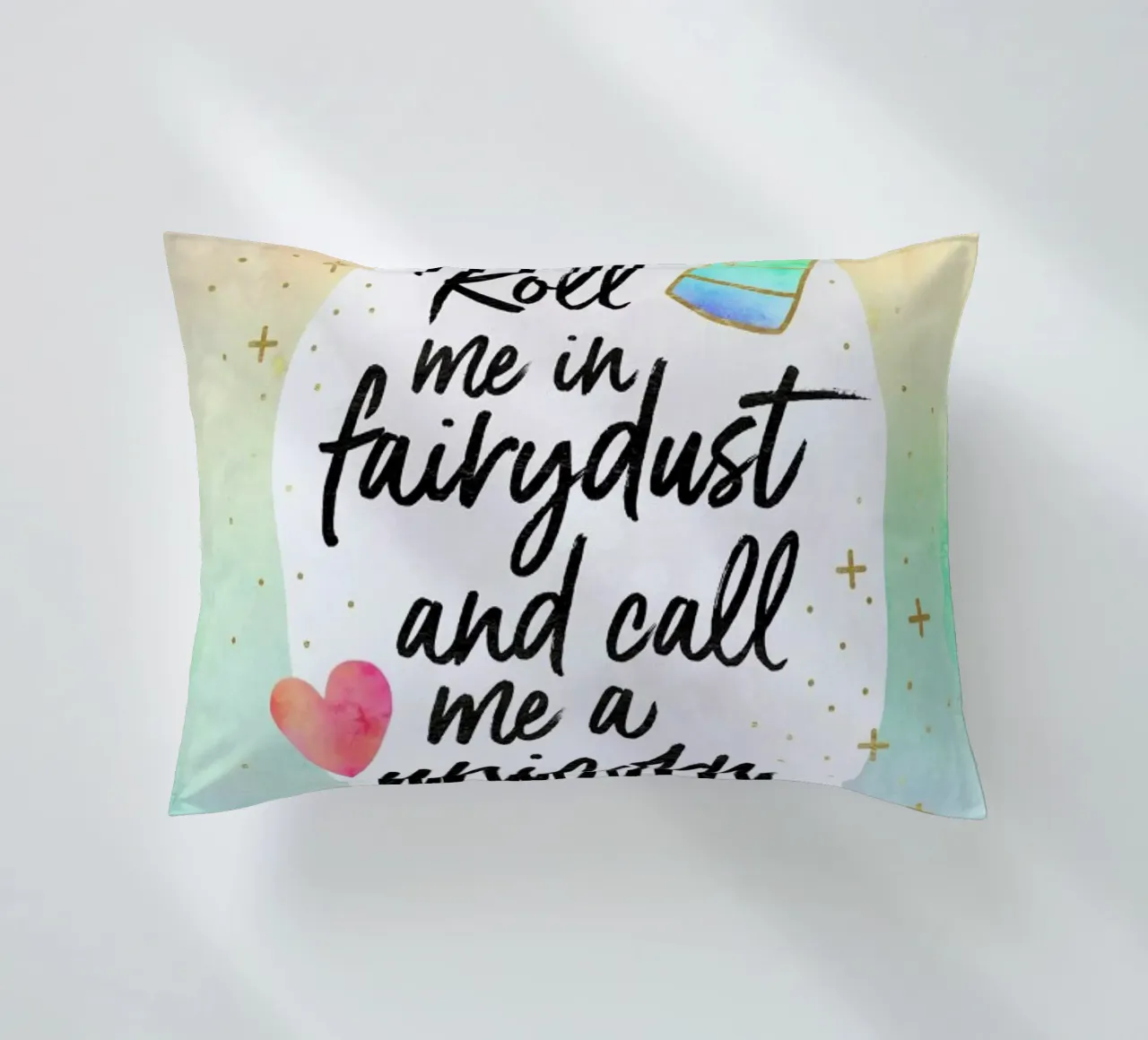 Roll Me in Fairydust cuscino da Elisabeth Fredriksson